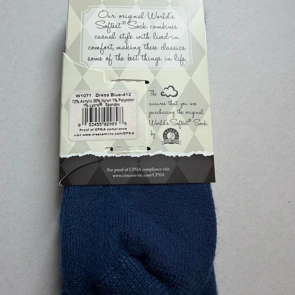 World's Softest Sock Company Classic Crew/Slouch - Picture 3 of 3